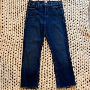 MOTHER Blue High Rise Jeans